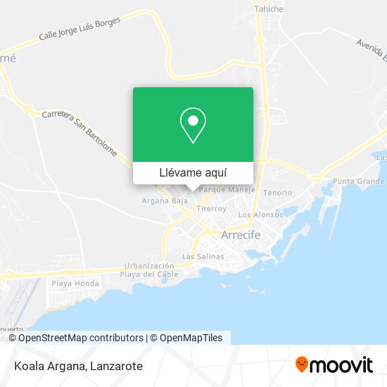 Mapa Koala Argana