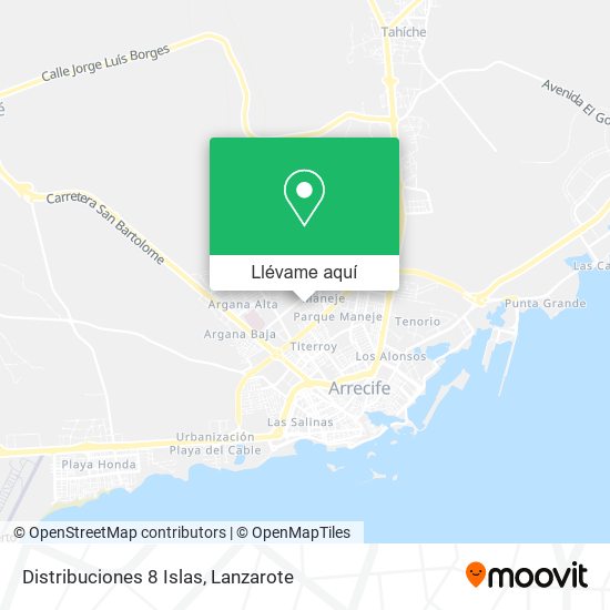 Mapa Distribuciones 8 Islas