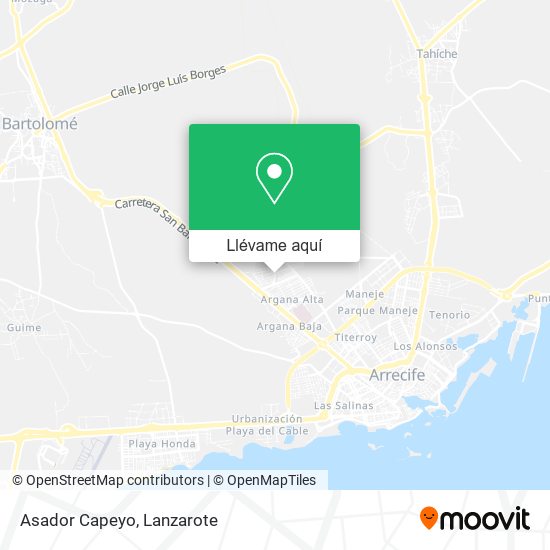 Mapa Asador Capeyo