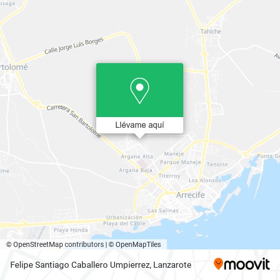 Mapa Felipe Santiago Caballero Umpierrez