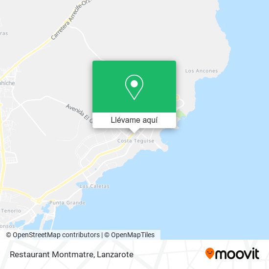 Mapa Restaurant Montmatre