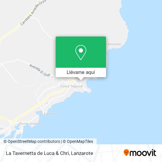 Mapa La Tavernetta de Luca & Chri