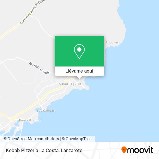 Mapa Kebab Pizzería La Costa