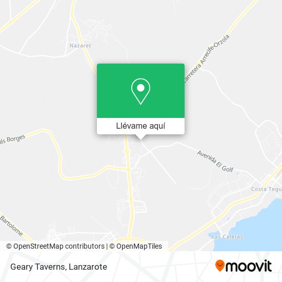 Mapa Geary Taverns