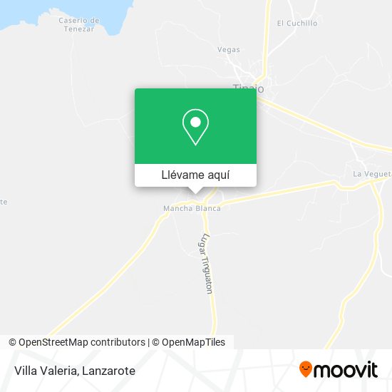 Mapa Villa Valeria