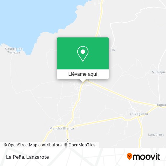 Mapa La Peña