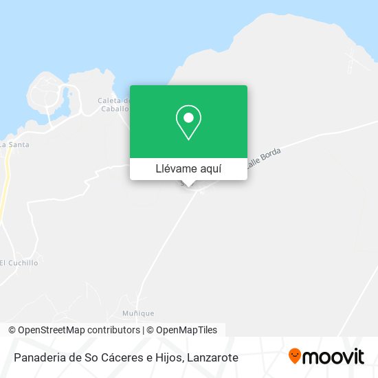Mapa Panaderia de So Cáceres e Hijos