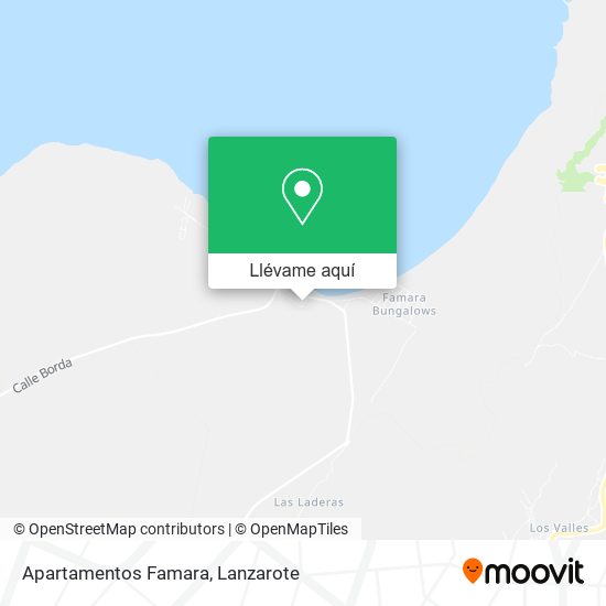 Mapa Apartamentos Famara