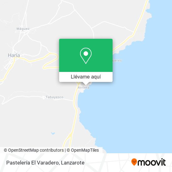 Mapa Pastelería El Varadero