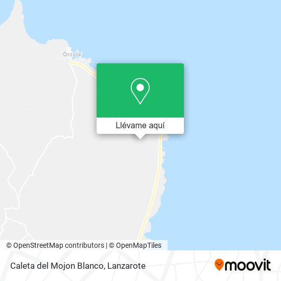 Mapa Caleta del Mojon Blanco