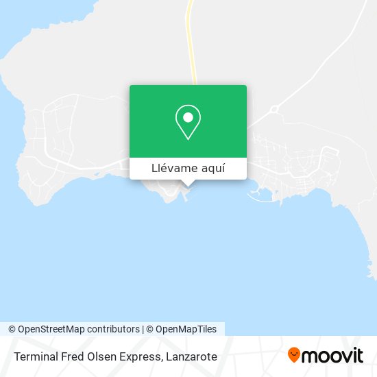 Mapa Terminal Fred Olsen Express