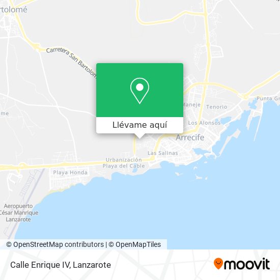 Mapa Calle Enrique IV