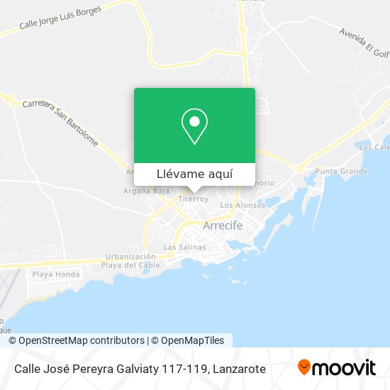 Mapa Calle José Pereyra Galviaty 117-119