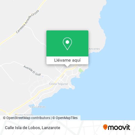 Mapa Calle Isla de Lobos