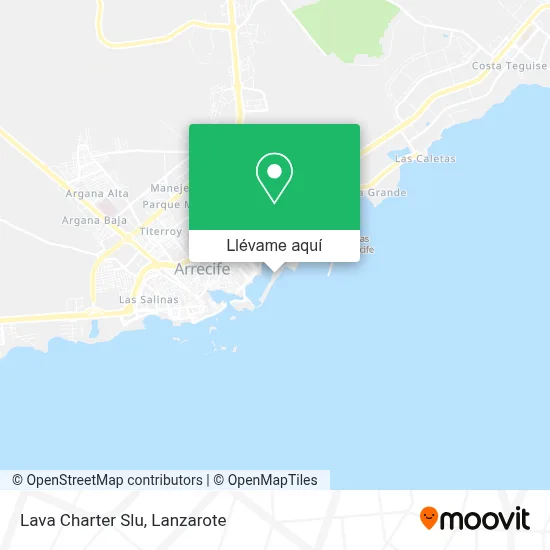 Mapa Lava Charter Slu