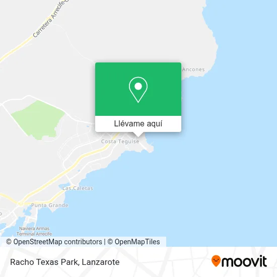 Mapa Racho Texas Park