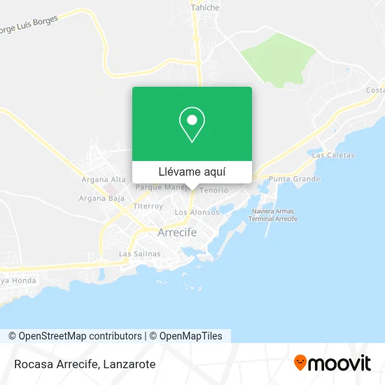 Mapa Rocasa Arrecife