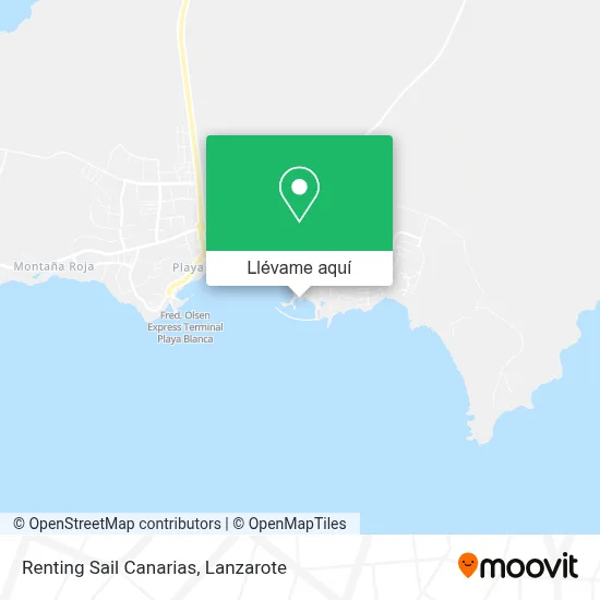 Mapa Renting Sail Canarias