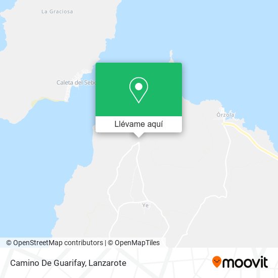Mapa Camino De Guarifay