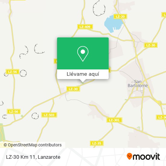 Mapa LZ-30 Km 11
