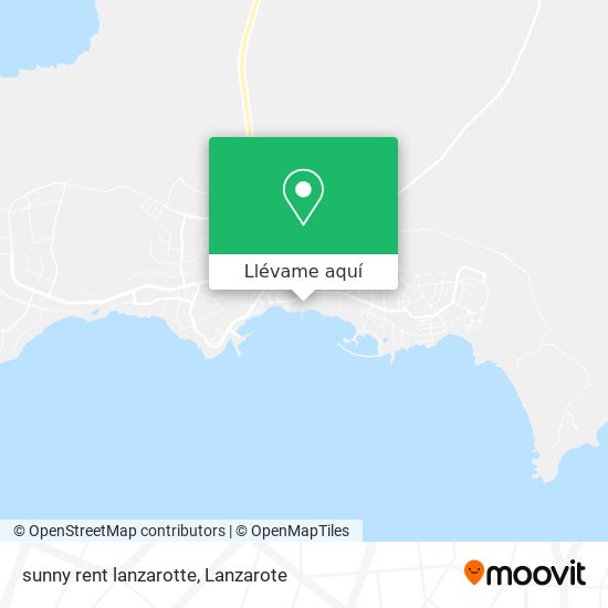 Mapa sunny rent lanzarotte