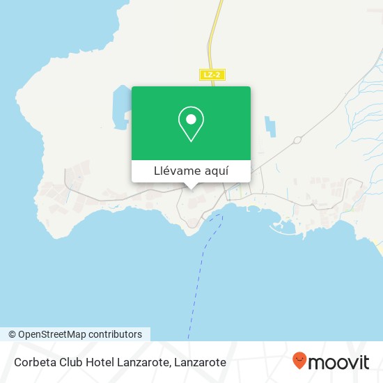 Mapa Corbeta Club Hotel Lanzarote