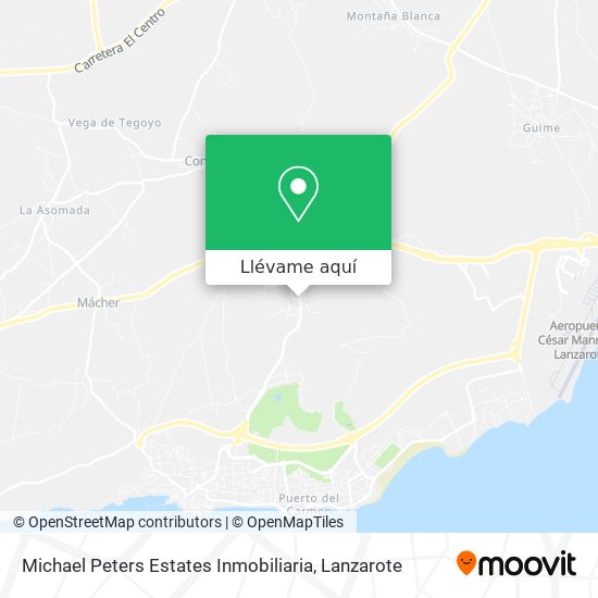 Mapa Michael Peters Estates Inmobiliaria