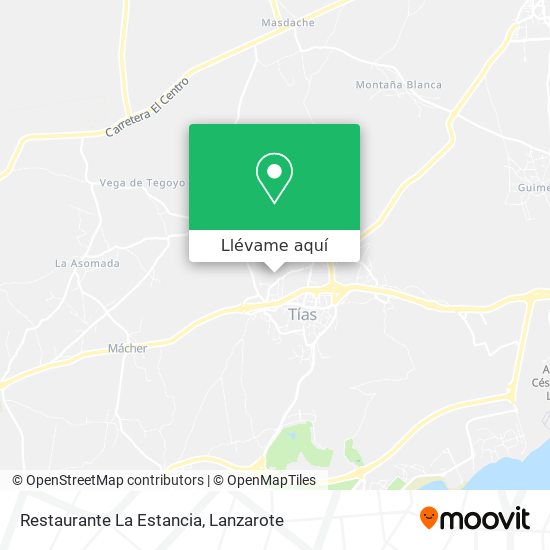 Mapa Restaurante La Estancia