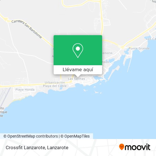 Mapa Crossfit Lanzarote
