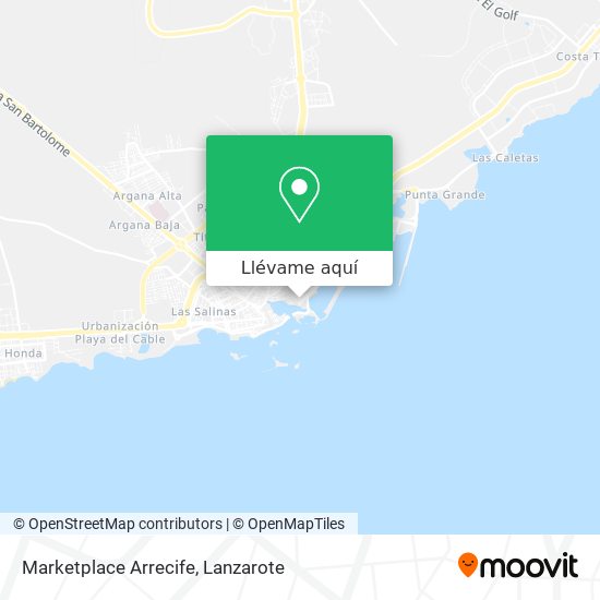 Mapa Marketplace Arrecife