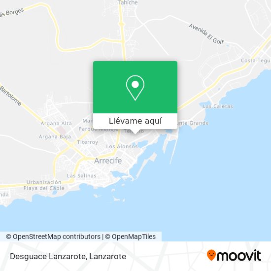 Mapa Desguace Lanzarote