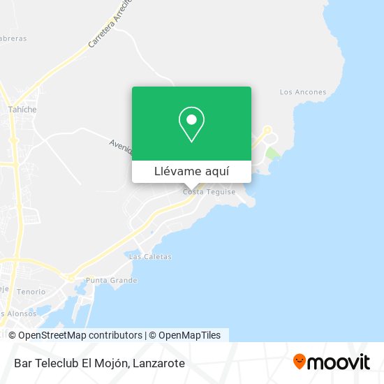 Mapa Bar Teleclub El Mojón