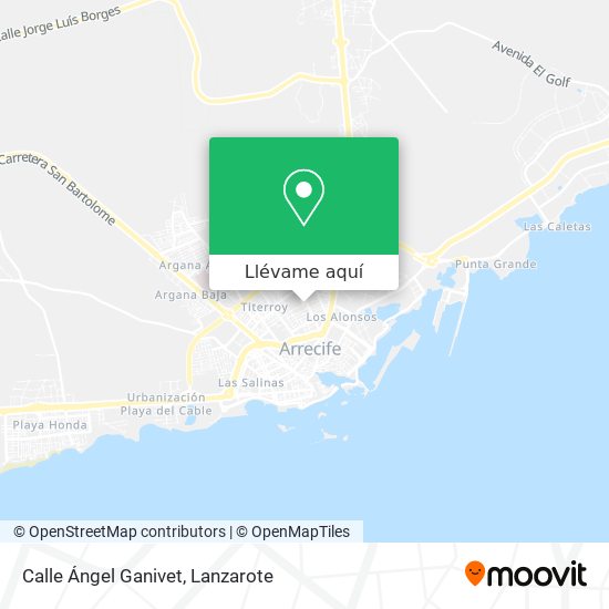 Mapa Calle Ángel Ganivet