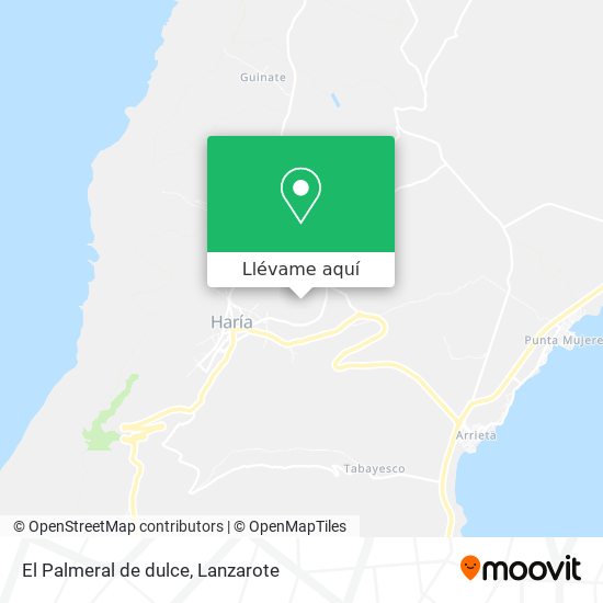 Mapa El Palmeral de dulce
