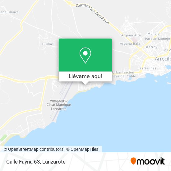Mapa Calle Fayna 63