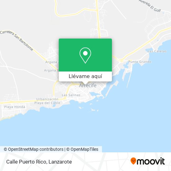 How to get to Calle Tenderete in Arrecife by Bus?
