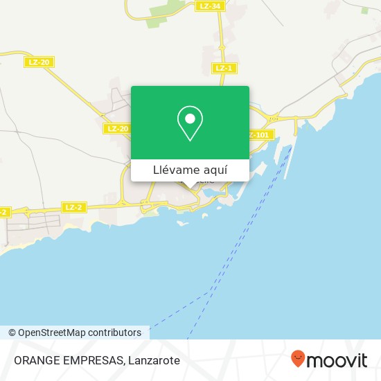 Mapa ORANGE EMPRESAS