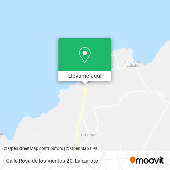 Mapa Calle Rosa de los Vientos 20