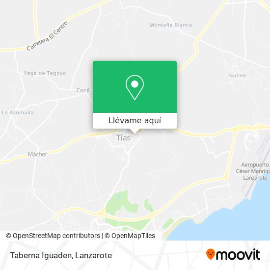 Mapa Taberna Iguaden