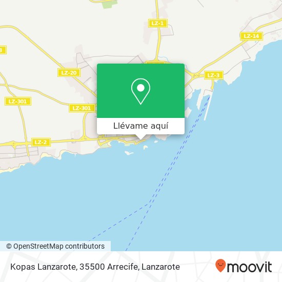 Mapa Kopas Lanzarote, 35500 Arrecife