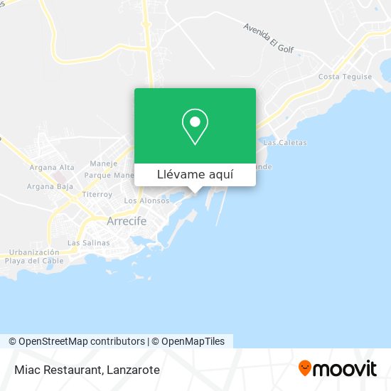 Mapa Miac Restaurant