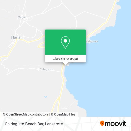 Mapa Chiringuito Beach Bar