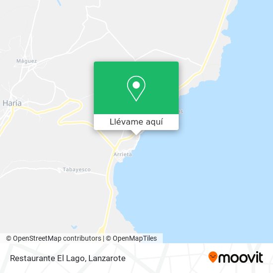 Mapa Restaurante El Lago