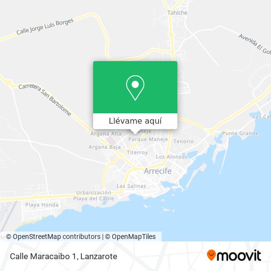 Mapa Calle Maracaibo 1