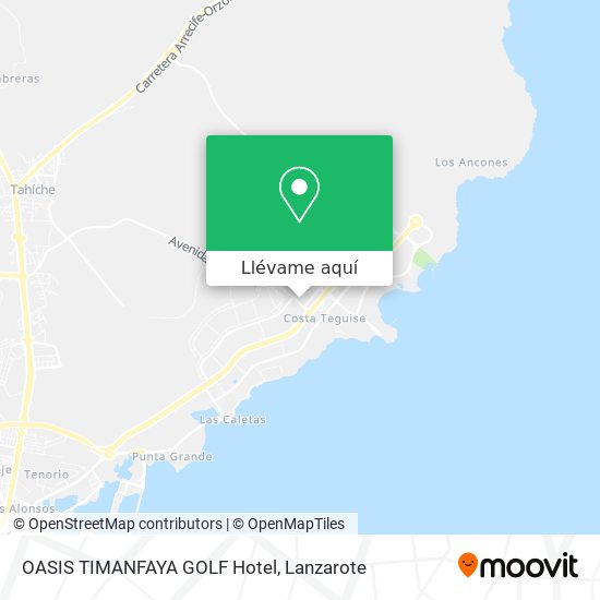 Mapa OASIS TIMANFAYA GOLF Hotel