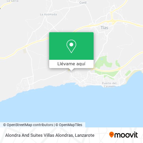 Mapa Alondra And Suites Villas Alondras