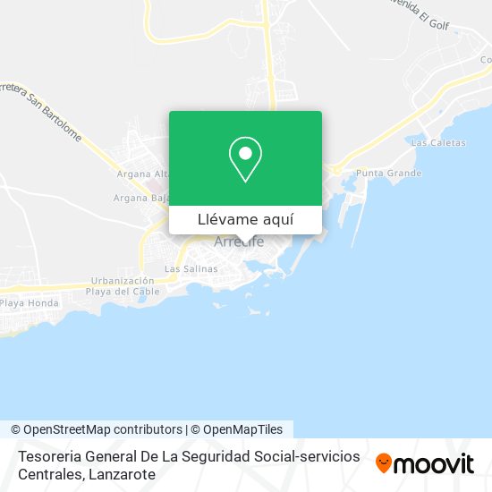 Mapa Tesoreria General De La Seguridad Social-servicios Centrales