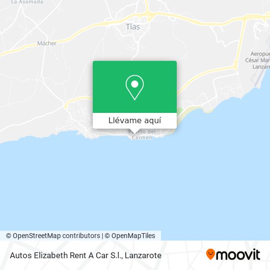 Mapa Autos Elizabeth Rent A Car S.l.