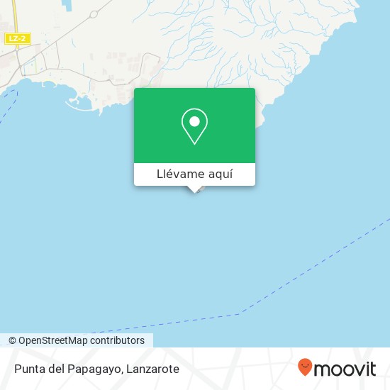 Mapa Punta del Papagayo