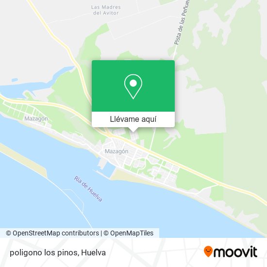 Mapa poligono los pinos